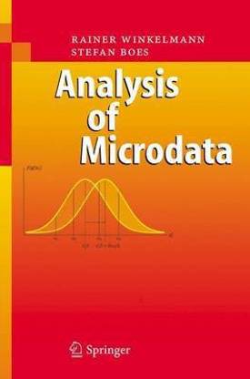 Analysis of Microdata