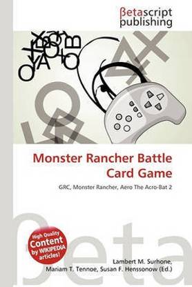 Monster Rancher Battle Card Game