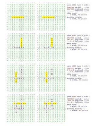 Fifty Scrabble Box Scores Games 4351-4400