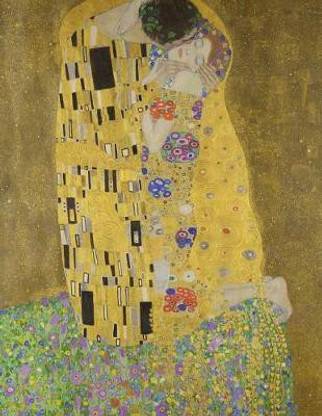 The Kiss, Gustav Klimt. Blank Journal