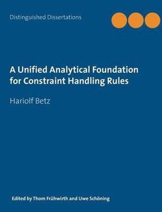 A Unified Analytical Foundation for Constraint Handling Rules