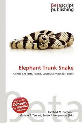 Elephant Trunk Snake