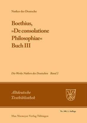 Boethius, "De Consolatione Philosophiae"