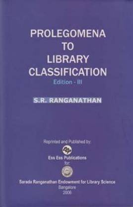 Prolegomena to Library Classification