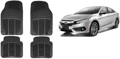Autofetch Rubber Standard Mat For  Honda Civic