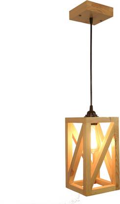 Symplify Interio Symmetric Pine Wooden Pendant Light Pendants Ceiling Lamp