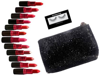 Sparkling Eyelashes, Mac Lady Gaga Lipstick