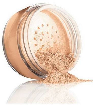 GLOWY Mineral Crystal Shine Face Brightener Makeup Loose Powder Compact