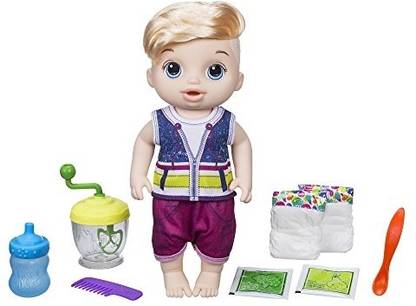 Baby Alive Sweet Spoonfuls Blonde Baby Doll Boy