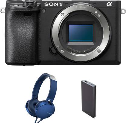 SONY Alpha ILCE-6400 (With Headphone & Powerbank) Mirrorless Camera (Body Only)