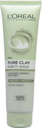 L'Oréal Paris EXTRAORDINARY CLAY CREAM WASH 150ML PURITY Face Wash