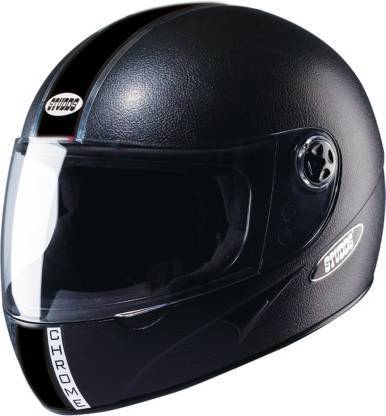 STUDDS CHROME ECONOMY CENTER STRIP Motorsports Helmet