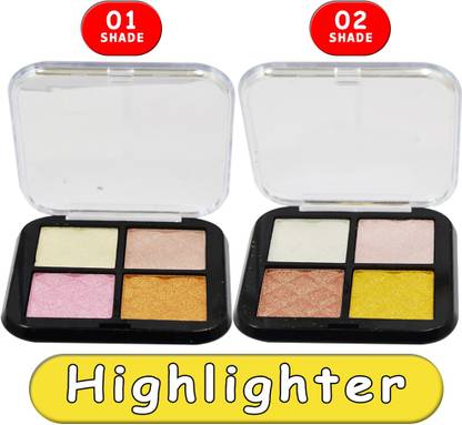 MARS 4 Color Highlight 8463 For Professional Makeup With Highlighter