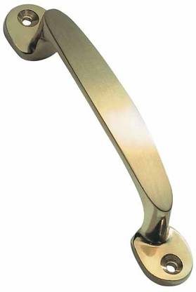Domino Brass Door Handle