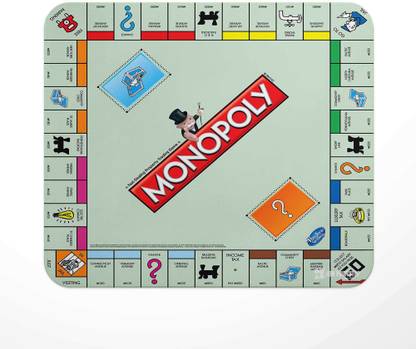 Jbn Monopoly Board | Premium Gaming Mousepad | Anti-Slip Rubber Base Mousepad