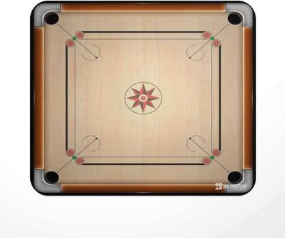 Jbn Carrom Board | Premium Gaming Mousepad | Anti-Slip Rubber Base Non Slip Base Mousepad