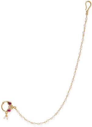 ACCESSHER Gold-plated Plated Brass Nose Ring