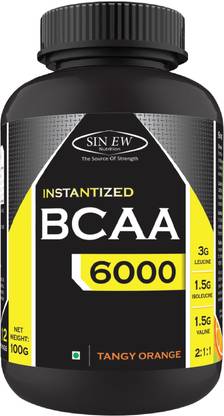 SINEW NUTRITION Instantized 2:1:1, 100gm/0.22lb BCAA