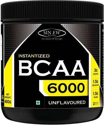 SINEW NUTRITION Instantized 2:1:1, 400gm/0.88lb (Unflavoured) BCAA