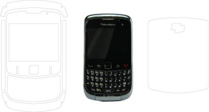 technohitech Front and Back Screen Guard for Blackberry 8520 (Curve 3G)
