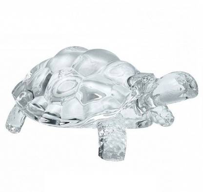 PUCHCHI Crystal Turtle ( Size No - 1) Tortoise for Feng Shui Vaastu Decorative Showpiece  -  5 cm