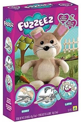 The Orb Factory Fuzzeez Bunny  - 20 cm