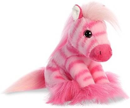 Aurora World Inc Aurora World Plush Magnificent Mane Bubblegum Zebra Small  - 18 cm