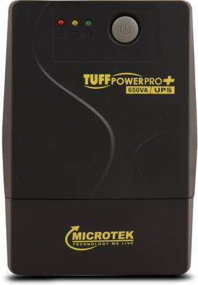 Microtek Tuff Power Pro+ 650VA 230 V Line-interactive Tower Model UPS with Overload Protection 3 Outlet Plugs