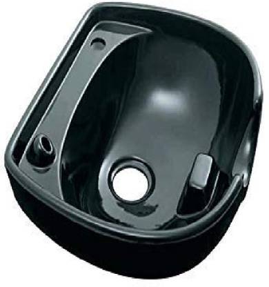 Sweetpea Shampoo Basin Adjustable Hair Treatment Bowl Baber Salon Tool -Black Wall Hung Basin