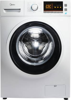 Midea 8.5 kg Magic Wash Fully Automatic Front Load Washing Machine with In-built Heater White