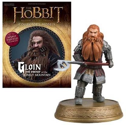 Eaglemoss The Hobbit Gloin The Dwarf At Lonely Mountain Figure