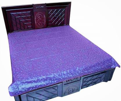 SHREE GIRRAJ DECORS(SGD) Polyester Double Flat 210 TC Solid Bedsheet