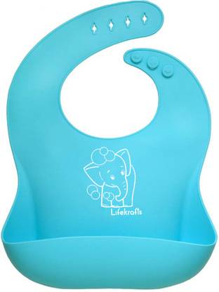 Lifekrafts Pack of 1 soft Silicon bibs for Kids, Babies