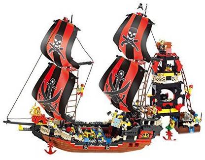 Sluban Pirate Black Pearl Building Block Set M38-B0129 632Pcs Multi Colour