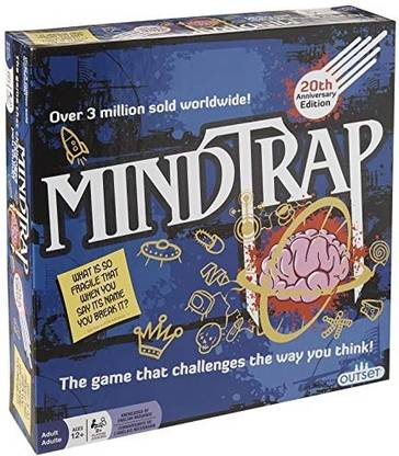 Mind Trap Brain Teaser Board Game Mindtrap 20Th Anniversary Edition The Game That Challenges The Way Strategy & War Board Game