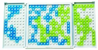 mattel GAMES Blokus To Go Game Party & Fun Board Game
