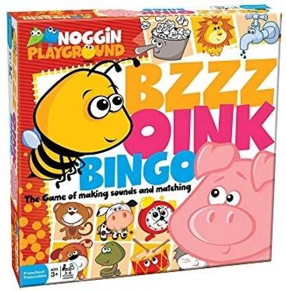 Outset Media Noggin PlaygroundS Bzzz Oink Bingo Early Learning Matching Game For Preschool Kids Ages 3 Educational Board Games