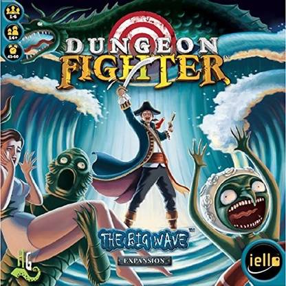 Iello Dungeon Fighter The Big Wave Board Game Party & Fun Board Game