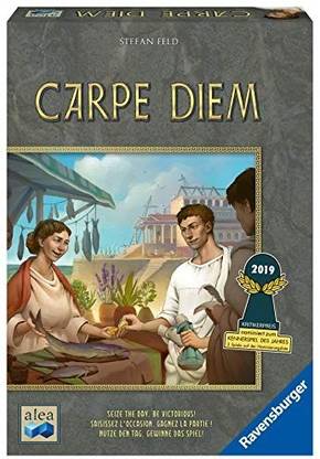 RAVENSBURGER 269198 Carpe Diem, Gray Money & Assets Board Game