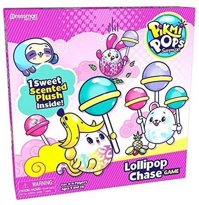 Pressman Pikmi Pops Lollipop Chase Game Board Party & Fun Board Game
