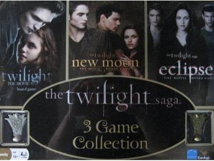 Twilight Saga 3 Game Collection In Collector Tin Twilight, New Moon, Eclipse Strategy & War Board Game