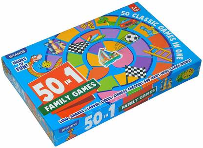 jk int 50 in 1 Family Games play Party & Fun Board Game