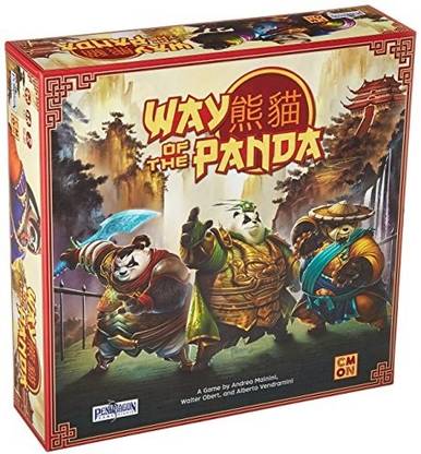CoolMiniOrNot Cool Mini Or Not Way Of The Panda, Board Game Strategy & War Board Game