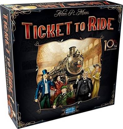 Days Of Wonder Ticket To Ride 10Th Anniversary Edition Educational Board Games