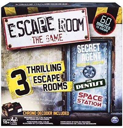 Spin Master Games Escape Room, The Game With 3 Escape Rooms Educational Board Games