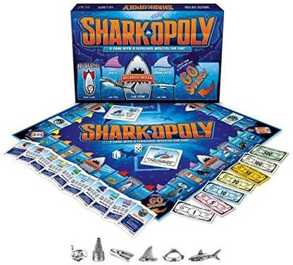 Late for the Sky Sharkopoly Money & Assets Board Game