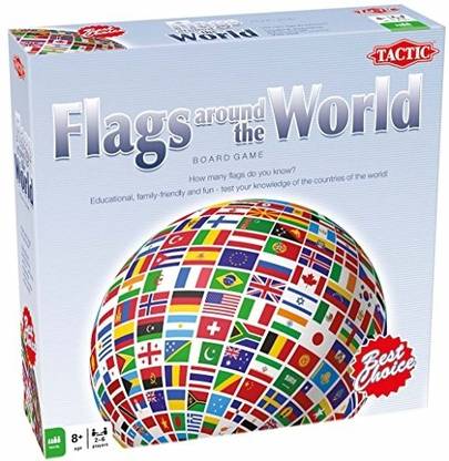 Tactic Games Us Flags Around The World Board Games Educational Board Games