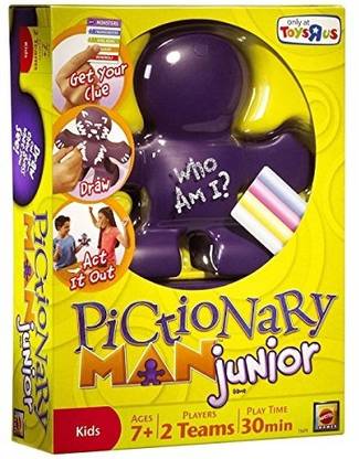 mattel GAMES Mattel Pictionary Man Junior Jr. Game Educational Board Games