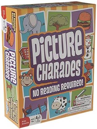 Outset Media Picture Charades For Kids No Reading Required An Imaginative Twist Party & Fun Board Game