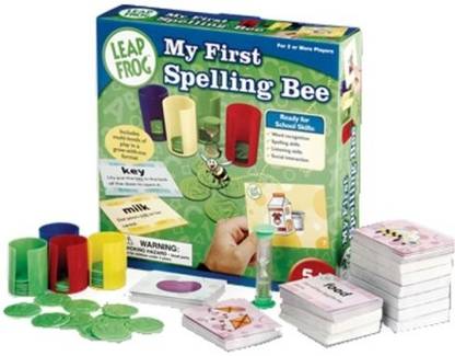 Cardinal Industries Leap Frog Spelling Bee Game Educational Board Games